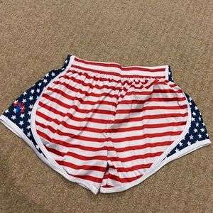 American Flag Lacrosse Shorts